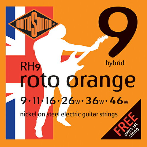 ROTOSOUND / RH9 ROTO ORANGE 09-46 Hybrid エレキギター弦