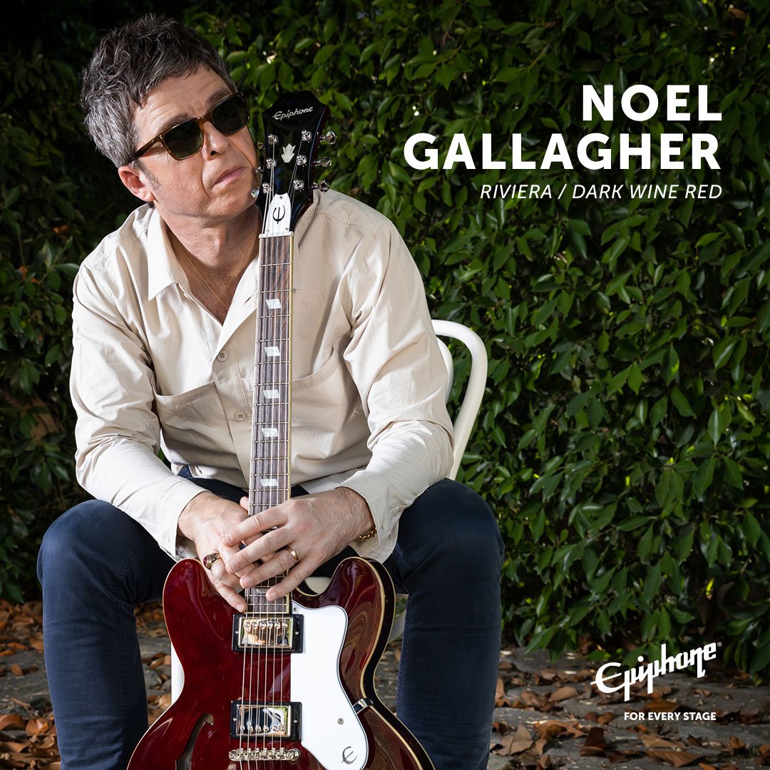 epiphone / Noel Gallagher Riviera Dark Wine Red エピフォン ノエル・ギャラガー セミアコ