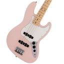 Fender / Made in Japan Junior Collection Jazz Bass Maple Fingerboard Satin Shell Pink ypRXzyYRKz