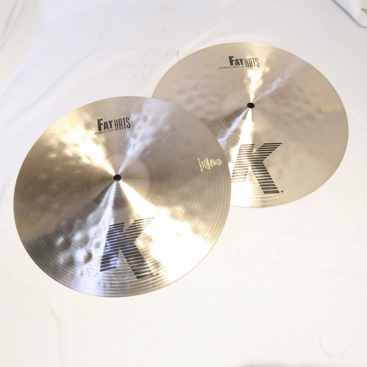 Zildjian / K.Zildjian Fat Hats 14-1/8 Kジルジャン ファットハッツ ペア 1点限り特価【930/1258g】【池袋店】