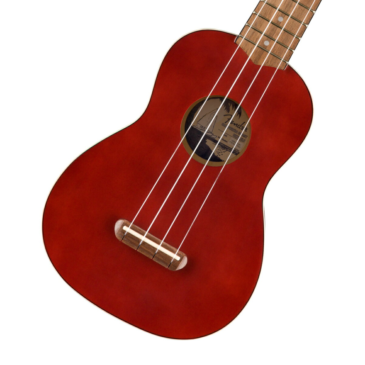 Fender / Venice Soprano Uke Walnut Fingerboard Cherry 【福岡パルコ店】