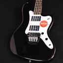 Squier by Fender / Paranormal Rascal Bass HH Laurel White Pearloid Pickguard Met...