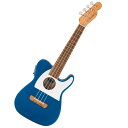Fender / Fullerton Tele Uke Walnut Fingerboard White Pickguard Lake Placid Blue フェンダー ウクレレ【展示品アウトレット特価】 【横浜店】