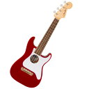 Fender / Fullerton Strat Uke Walnut Fingerboard White Pickguard Candy Apple Red ...