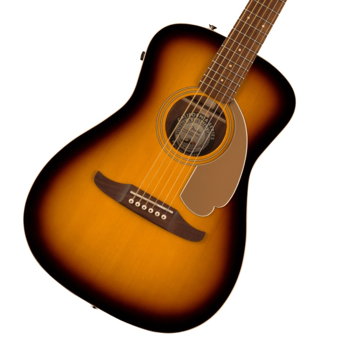 《WEBSHOPクリアランスセール》Fender / Malibu Player Walnut Fingerboard Gold Pickguard Sunburst【CALIFORNIA SERIES】