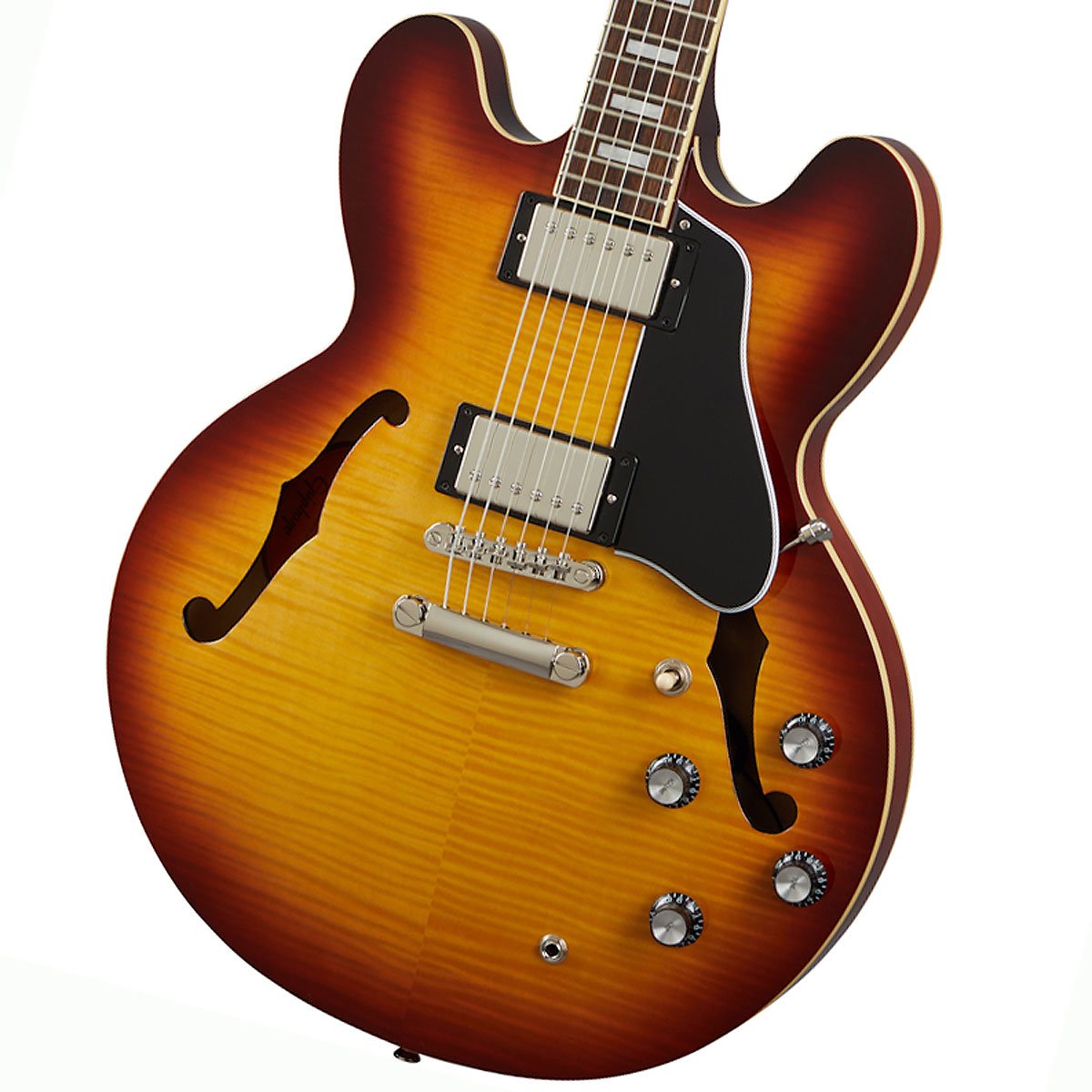 Epiphone / Inspired by Gibson ES-335 Figured Raspberry Tea Burst (RTB) セミアコ ES335 【横浜店】