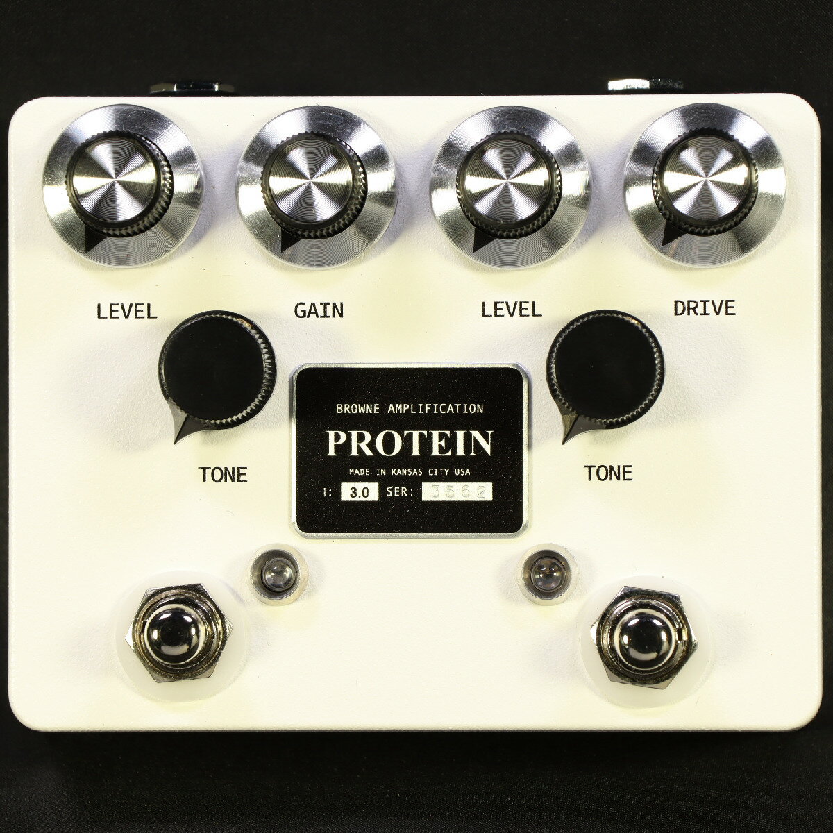 BROWNE AMPLIFICATION / Protein Dual Overdrive V3 White デュアルオ ーバードライブ