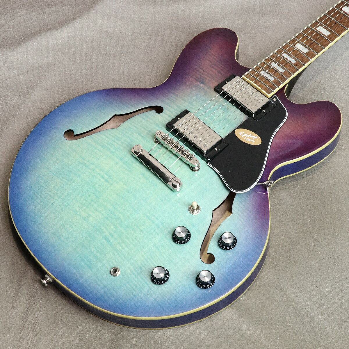 Epiphone / Inspired by Gibson ES-335 Figured Blueberry Burst (BBB) S/...