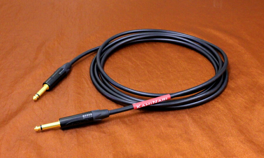 KAMINARI () / Electric Guitar Cable K-GCBK3SS 3m SS Black Limited ...