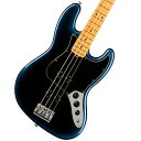 プロアマ問わず大人気のUSA製フェンダー、アメプロがパワーアップして登場！American Professional II Jazz Bass、60年以上に渡る革新、インスピレーション、進化を経て、現代のプレイヤーの要求に応えます。人気のSlim Cシェイプネックは、丁寧にエッジがロールオフされ、至高の演奏体験を約束する"Super-Natural"サテン仕上げが施されています。また新たに設計されたネックヒールを採用し、快適なフィーリングとハイポジションへの容易なアクセスを実現しました。新しいV-Mod II Jazz BassSingle-Coilピックアップは、これまで以上に繊細なトーンを奏で、Jazz Bassならではのパンチとクラリティを提供します。American Professional II Jazz Bassの手に馴染む感覚とサウンドの多様性は、手に取り、耳にした瞬間、すぐにお分かりいただけることでしょう。プロの楽器の新たなスタンダードとなるような幅広い改良が、American Professional IIシリーズには詰め込まれています。主な仕様Body Material AlderBody Finish Gloss UrethaneControl Vintage Style Black Plastic Jazz BassFingerboard MapleHardware Finish Nickel/ChromeNeck Finish “Super-Natural” Satin Urethane Finish on Back of Neck with Gloss Urethane Headstock FacePickguard 3-Ply BlackPosition Inlays Black DotNeck MapleNeck Shape Slim "C"Scale 34" (864 mm)Fingerboard Radius 9.5" (241 mm)Frets 20Frets Size Narrow TallNut BoneNut Width 1.5" (38.1 mm)Bridge Pickup V-Mod II Single-Coil Jazz BassMiddle Pickup V-Mod II Single-Coil Jazz BassNeck Pickups Controls Volume 1. (Middle Pickup), Volume 2. (Bridge Pickup), Master TonePickup Switching NoneBridge 4-Saddle HiMass Vintage (String-Through-Body or Top-Load)Tuning Machines Fender Lightweight Vintage-Style Keys with Tapered ShaftsStrings Fender USA 7250M Nickel Plated Steel (.045-.105 Gauges), PN 0737250406Case/Gig Bag Deluxe Molded Case (Included)■付属品：レンチ、ハードケース、メーカー正規保証書■保証:2年※画像はサンプルです。複数のモールに掲載されているため、売却に伴う商品情報の削除は迅速を心掛けておりますが必ずしもリアルタイムではございませんので、ご注文後に万一売り切れとなっておりました際は誠に申し訳ございませんがご容赦くださいませ。