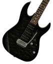 日本が全世界に誇る「Ibanez」の正統血統エントリーモデル！ 「Ibanez」の代名詞的モデルである「RG」シェイプのエントリーモデル「GIO Series」の豪華なキルトメイプルトップモデル！ ヘッドはRGと同形状でIbanezらしさを強く残しながら、やや丸みを帯びたボディ形状のGRXはそのスタイル同様ジャンルを選ばないエントリーモデルです。GRX70QAはあざやかなキルテッド・メイプルのグラビュア・シートをボディTOPに貼り合せシースルー・カラーで仕上げた絢爛（けんらん）豪華なモデル。GRG同様のHSH（ハムバッキング-シングル-ハムバッキング）ピックアップのパワフルなサウンドも魅力です。■キルテッド・メイプルを模したデザイン・フィルムをトップへ貼ったポプラ材ボディフラットで扱いやすい音響特性の材料で、それほど重くないことも特徴です。■演奏しやすい25.5インチ・スケール & 22フレット指板と、握りやすいラウンド・シェイプのメイプル材ネック■パワフルかつクリアなサウンドが特徴の Infinity R Ibanez オリジナル ・ピックアップを搭載　ハムバッカー2基とシングルコイル・ピックアップとを5wayスイッチでワイヤリングし、多彩なサウンド・バリエーションを獲得しています.■シンプルな1ボリューム、1トーンコントロール Gio Ibanezとは 「ステージへ最速」をコンセプト・ワードにした、楽器をこれから始めるエントリー層に向けたシリーズです。ラインナップされるギター/ベースは、コンセプトのその文字通り、手にすればそのままステージに登れるよう、楽器本体と演奏/運搬に必要なアイテムをオールインワンにした、パッケージ製品です。同じような価格の製品で もしも迷っているのなら、GIO Ibanezを選んでください。手にしたその日からあなたも、世界中のIbanezアーティストや多くのプレイヤーとおなじく、ミュージシャンの一員なのです。 付属品 ●純正ソフトケース●メーカー保証（12ヶ月） ※画像はサンプルです。杢目は1本1本異なりますので予めご了承ください。 ■複数のモールに掲載されているため、売却に伴う商品情報の削除は迅速を心掛けておりますが必ずしもリアルタイムではございませんので、　ご注文後に万一売り切れとなっておりました際は誠に申し訳ございませんがご容赦くださいませ。■当モデルにつきましてWebshopでのご購入の際、納品書が保証書の代わりとなりますので、保証期間が終了するまでは納品書の保管をお願いいたします。 製品仕様 Neck TypeGRXMaple neckTop/Back/BodyQuilted Maple Art Grain topPoplar bodyFretboardJatoba fretboardWhite dot inlayFretMedium fretsNumber Of Frets22BridgeT106 bridgeString Space10.5mmNeck PickupInfinity R &#40;H&#41; neck pickupPassive/CeramicMiddle PickupInfinity RS &#40;S&#41; middle pickupPassive/CeramicBridge PickupInfinity R &#40;H&#41; bridge pickupPassive/CeramicFactory Tuning1E,2B,3G,4D,5A,6EString Gauge.009/.011/.016/.024/.032/.042Hardware ColorChrome