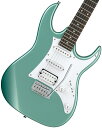 日本が全世界に誇る「Ibanez」の正統血統エントリーモデル！ 「Ibanez」の代名詞的モデルである「RG」シェイプのエントリーモデル「GIO Series」！ ポプラ材を採用し、エレキギターのスタンダードなスタイルとアイバニーズギターを完璧に融合させたモデル。 リア・ポジションにパワフルなハムバッキング・ピックアップを、フロント/センター・ポジションに切れ味の良いシングル・コイル・ピックアップを配置したS-S-H仕様。 トレモロ・ユニット/ブリッジは使いやすいシンクロナイズド・タイプのFAT-6。ハードロック、ヘビーメタル、フュージョンなどを中心に幅広くお使いいただけます。 もちろんエレキギター初心者の方にもオススメ！ 付属品 ●純正ソフトケース●メーカー保証（12ヶ月） ※画像はサンプルです。杢目は1本1本異なりますので予めご了承ください。 ■複数のモールに掲載されているため、売却に伴う商品情報の削除は迅速を心掛けておりますが必ずしもリアルタイムではございませんので、　ご注文後に万一売り切れとなっておりました際は誠に申し訳ございませんがご容赦くださいませ。■当モデルにつきましてWebshopでのご購入の際、納品書が保証書の代わりとなりますので、保証期間が終了するまでは納品書の保管をお願いいたします。 製品仕様 Neck TypeGRXMaple neckTop/Back/BodyPoplar bodyFretboardJatoba fretboardWhite dot inlayFretMedium fretsNumber Of Frets22BridgeT106 bridgeString Space10.5mmNeck PickupInfinity RS &#40;S&#41; neck pickupPassive/CeramicMiddle PickupInfinity RS &#40;S&#41; middle pickupPassive/CeramicBridge PickupInfinity R &#40;H&#41; bridge pickupPassive/CeramicFactory Tuning1E,2B,3G,4D,5A,6EString Gauge.009/.011/.016/.024/.032/.042Hardware ColorChrome