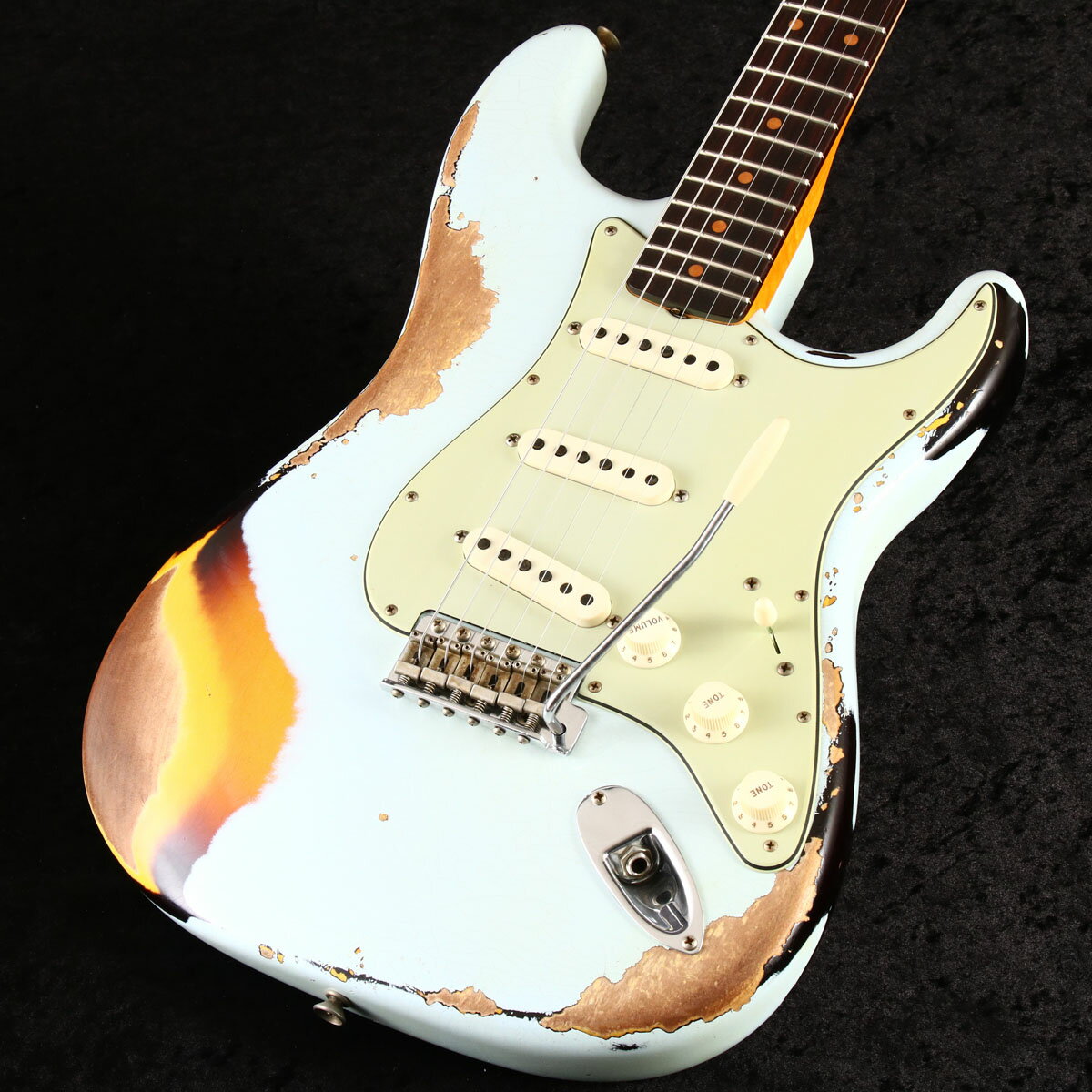 Fender Custom Shop / 1960 Stratocaster Heavy Relic Aged Sonic Blue over 3-Color SunburstyS/N CZ568778zy䒃m{XzyYRKz