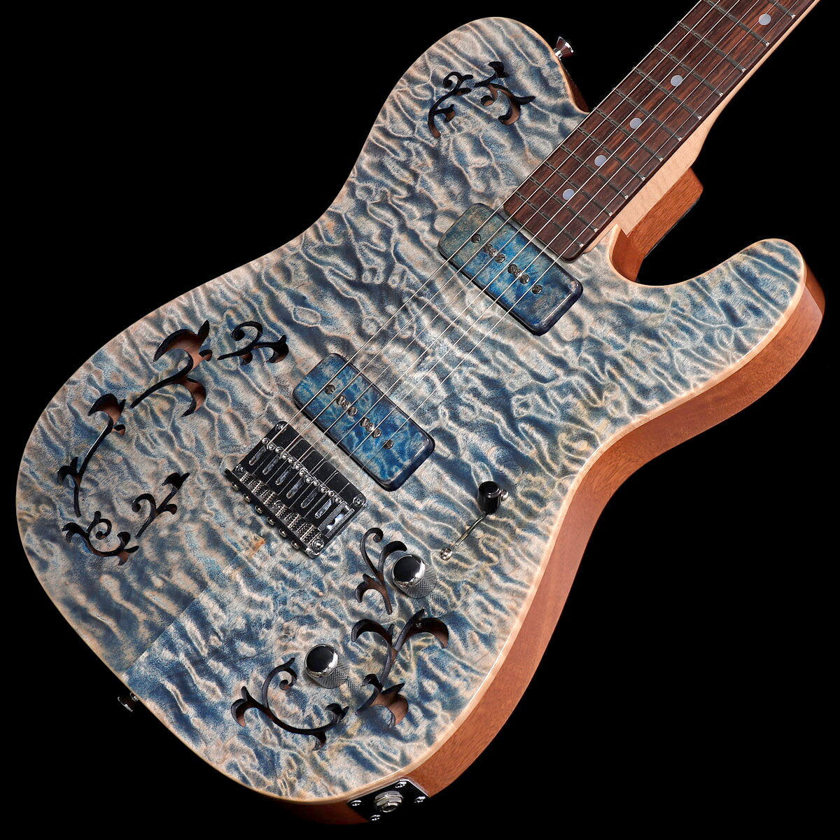 Provision / KARAKUSA Custom Trans Blue “和”　[チョイ傷アウトレット][2.83kg] プロビジョン エレキギター 【池袋店】《展示入替特価》