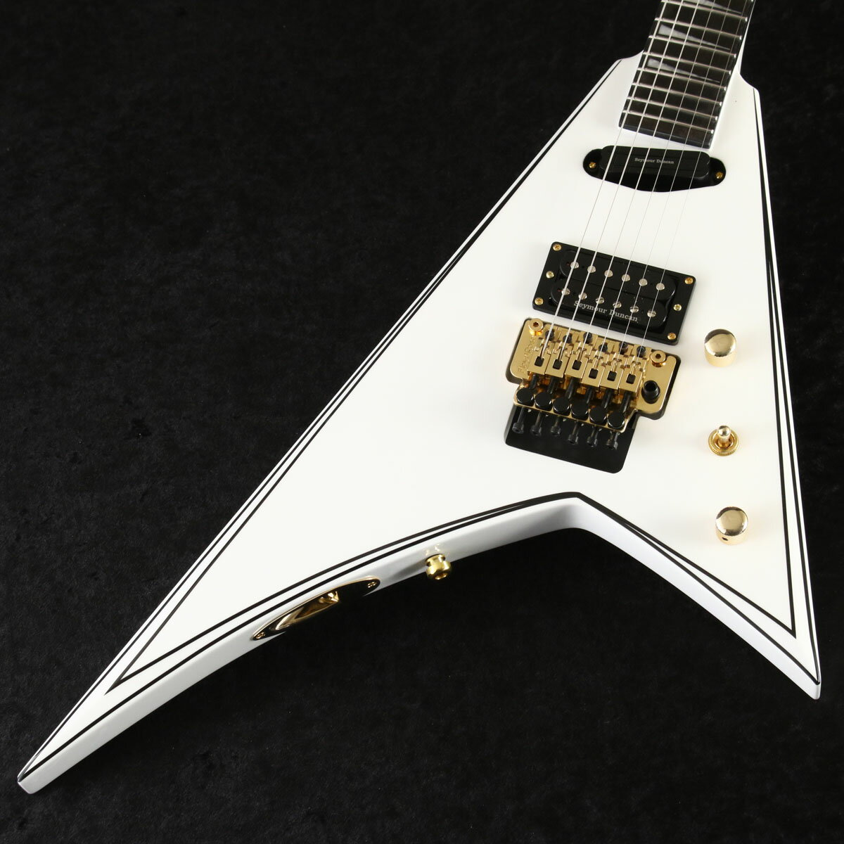 Jackson / Concept Series Rhoads RR24 HS Ebony Fingerboard White with Black Pinstripes S/N KWJ2410080ۡڸοŹ