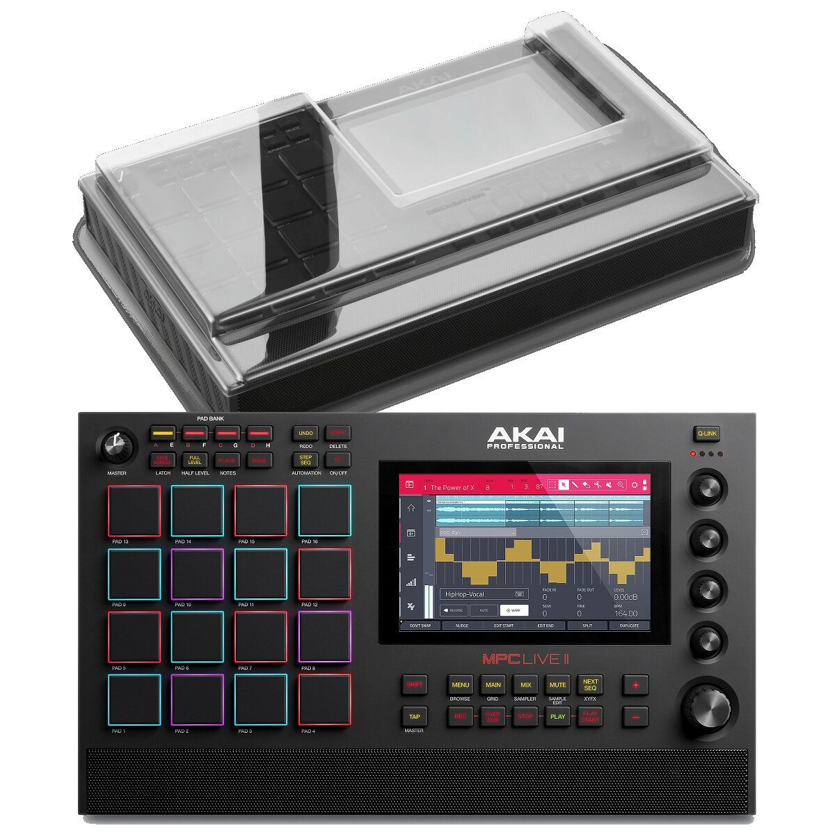 AKAI Professional / MPC Live II モニタースピーカー内蔵スタンドアローンMPC 【Decksaver保護カバーセット】【御茶ノ水本店】