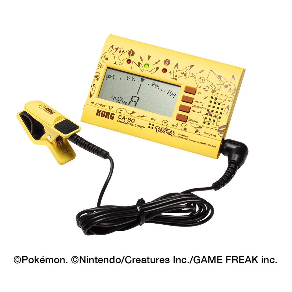 KORG PoKeMon CA-50 P025 ピカチュウ Chromatic Tuner & Contact Microphone コルグ ポケモン