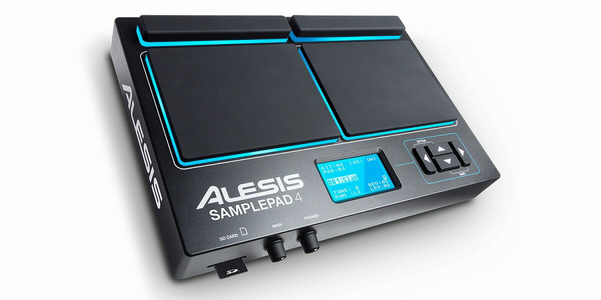 ALESIS / SamplePad 4 アレシス 4パッドプロフェッショナルドラムパッド【お取り寄せ商品】【御茶ノ水本店】