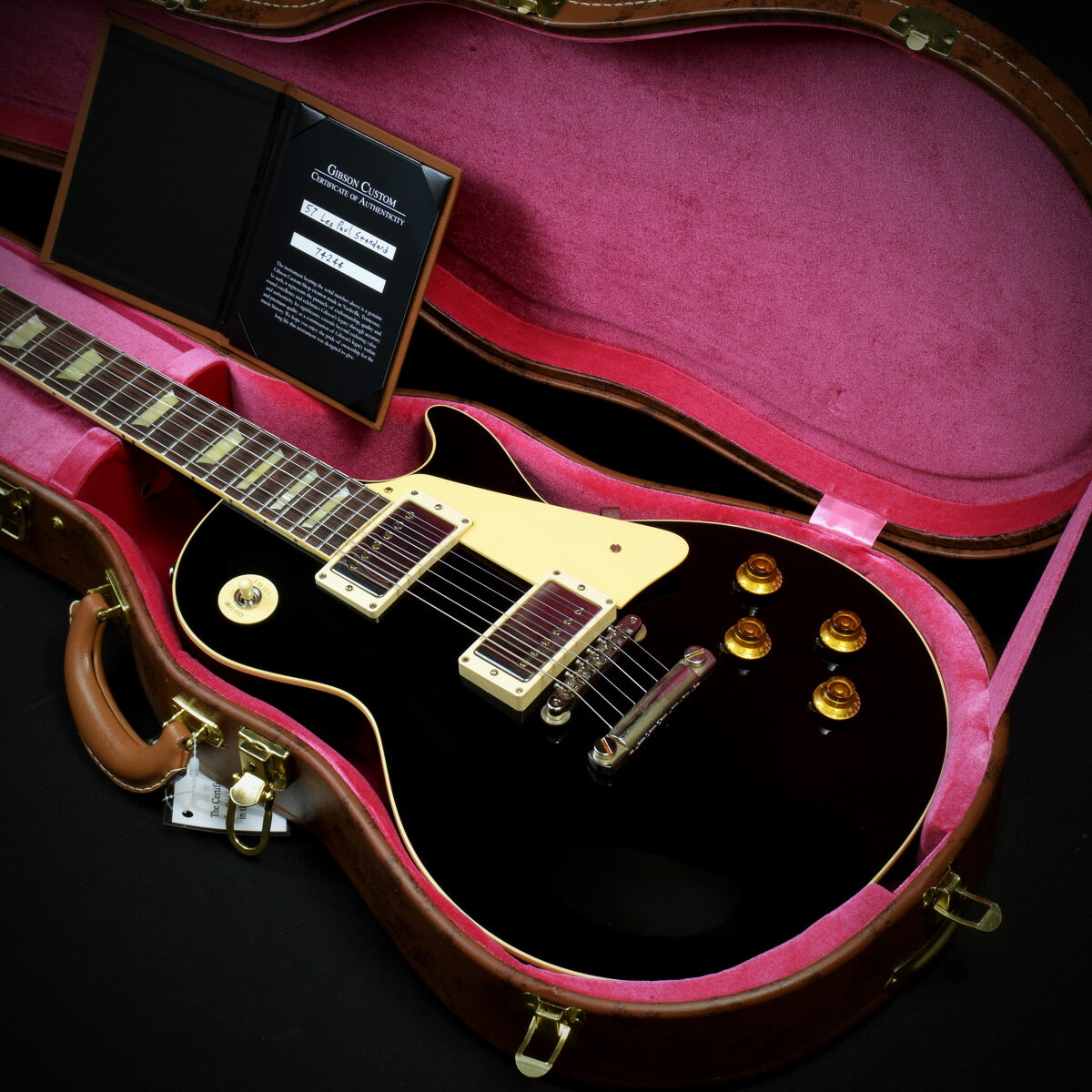 Gibson Custom Shop / Japan Limited Run 1957 Les Paul Standard VOS All Ebony 59-Neck S/N7 4244ۡʡѥ륳Ź