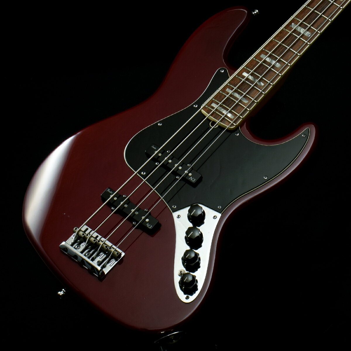 【中古】Fender USA フェンダー / American Deluxe Jazz Bass N3 Wine Red 【福岡パルコ店】