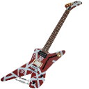 EVH / Striped Series Shark Pau Ferro Fingerboard Burgundy with Silver Stripes エーブイエイチ