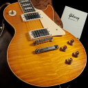 長年にわたるエイジング技術を集結させたMurphy Lab Collection入荷したモデルは、Les Paul の中でも人気の高い1959 Les Paulを基に、ライトなウェザーチェックと、ライトエイジド・ハードウェアの組み合わせにより、ケースの中で大切に保管されてきたコンデイションを再現しております。フレイムも素晴らしく、ダーティ・レモンフィニッシュとのマッチングも最高です。ロールドバインディングを採用しておりネックフィーリングも良く、ネックの太さを感じさせないプレイアビリティが魅力でございます。ウェイトも約3.82kgとレスポールとしてみると軽量な点も見逃せません。ネックシェイプは、レスポールの中でも最も愛されている59年特有の、細すぎず、太すぎない人気のAuthentic '59 Medium C-Shapeにロールドバインディングを合わせ、手馴染みの良いグリップ感を再現しております。ピックアップには名器『Custom Bucker』を搭載。ピッキングへの素早い追随感を実現しており、プレイヤーの方は要注目!-------------------------Murphy Lab 説明-------------------------カスタムショップ内に誕生したMurphy Lab（マーフィー・ラボ）は、ヴィンテージ・エキスパート、エイジングのパイオニアであるトム・マーフィーが率いるアーティザン・チームが、新たなテクノロジーによる革新的なエイジド製品を生み出すエイジング部門です。ギブソン・カスタムショップの立ち上げ時のメンバーであり、ヒストリック・コレクション開発のプロジェクト・リーダーとして尽力したトム・マーフィーは、その後、新品のギターにヴィンテージのルックスとフィーリングをもたらすエイジングというテクニックで活躍してきました。その間には、ジミー・ペイジ、エリック・クラプトン、スラッシュ、ジョー・ウォルシュ、ビリー・ギボンズ、ジョー・ペリー、ピーター・フランプトン、ディッキー・ベッツ、ゲイリー・ローシントンなど、多くのレジェンドのモデルのエイジングに寄与しています。トム・マーフィーとギブソンは、その性質上、経時変化によりフィニッシュの下にウェザーチェックと呼ばれるクラックを生じさせる、1950年代、1960年代のニトロセルロースラッカーを科学的に解析し、その変化のプロセスをひも解き、あらゆるモデルのプロトタイプによるテストを重ねて、ヴィンテージ同様にナチュラル・ウェザーチェックを再現するラッカー・プロセスを開発しました。マーフィー・ラボ製品は、ヒストリック・コレクションをベースとして、この新たなラッカー・プロセスと、トム・マーフィーが長年ブラッシュアップしてきたハンドエイジングのテクニックとを融合させた革新的なエイジドであり、これまでにないレベルで、ヴィンテージのルックス、フィーリング、所有感を提供します。■S/N:941183■重量:3.92kg■JANコード:4570156003249■付属品:認定証、ハードケース、正規保証（要ユーザー登録）