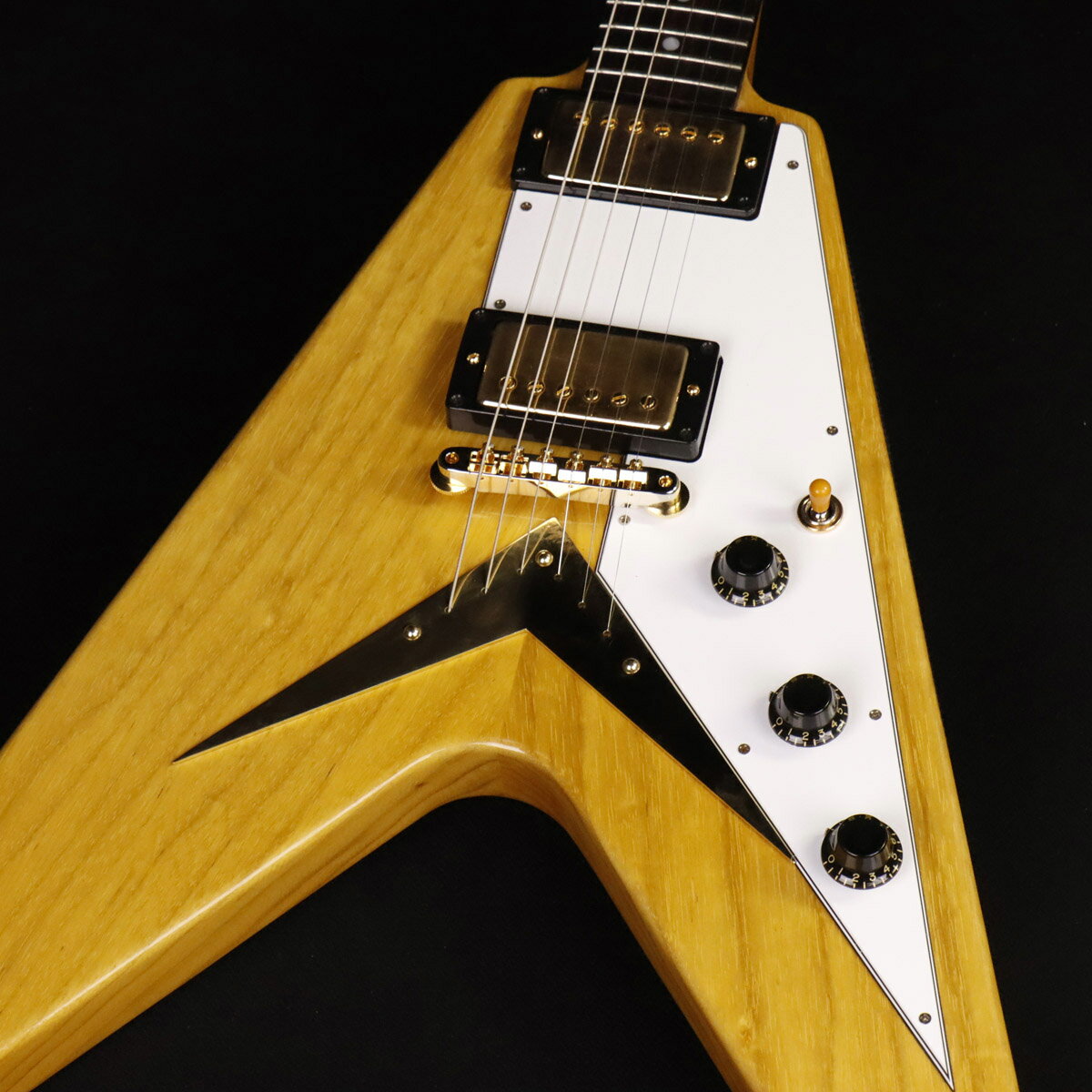 Gibson Custom Shop / 1958 Korina Flying V Reissue VOS Natural White Pickguard ≪S/N:8 4632≫ 【心斎橋店】