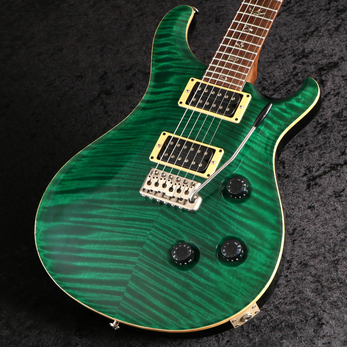 Paul Reed Smith (PRS) / 2008 Custom 24 1st 10Top Rosewood Neck Emerald Green