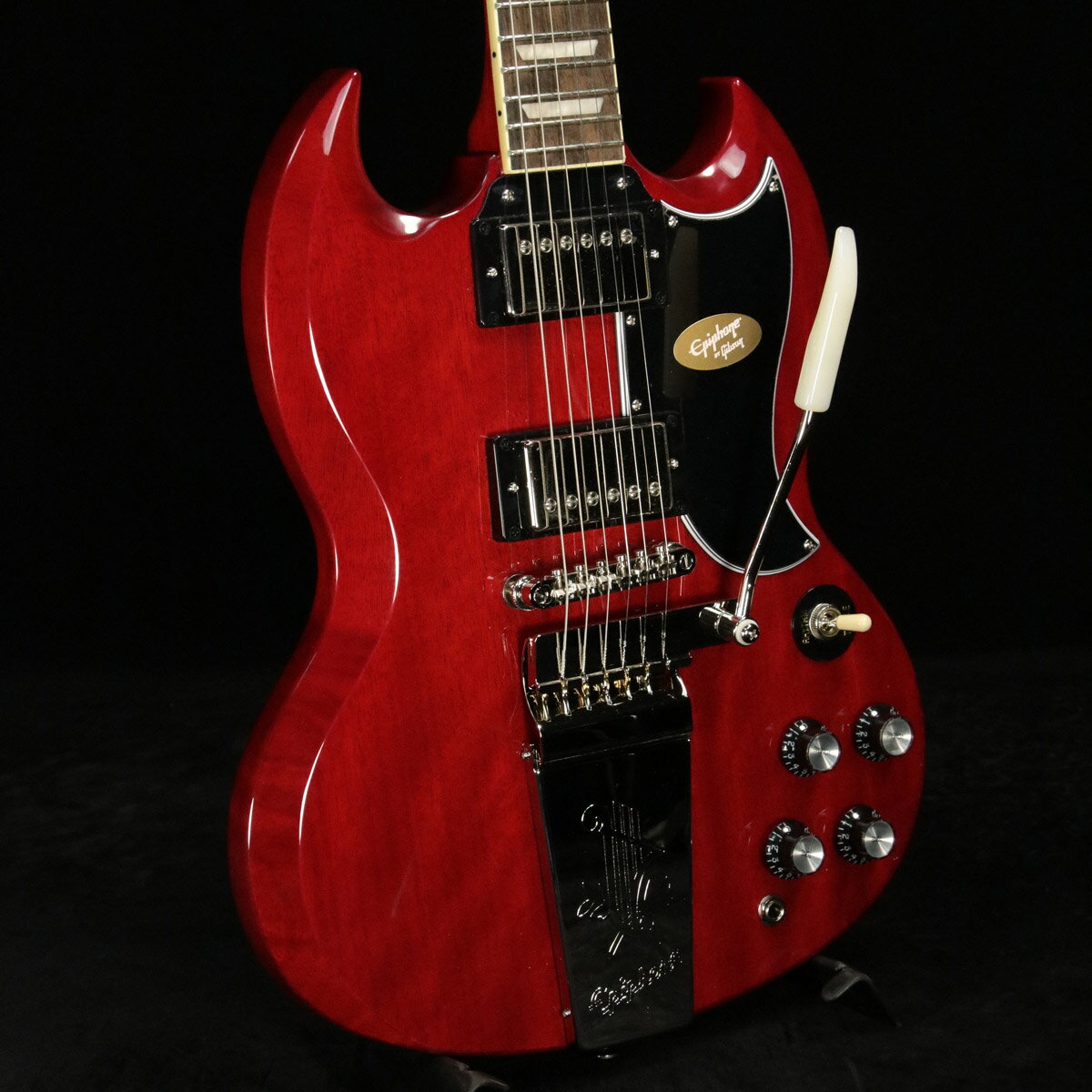 Epiphone by Gibson / Inspired by Gibson SG Standard 61 Maestro Vibrola Cherry【S/N 24031520327】【名古屋栄店】