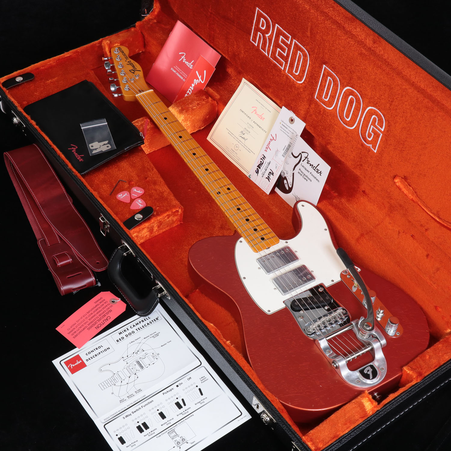 Fender / Stories Collection Mike Campbell Red Dog Telecaster Maple Fin...