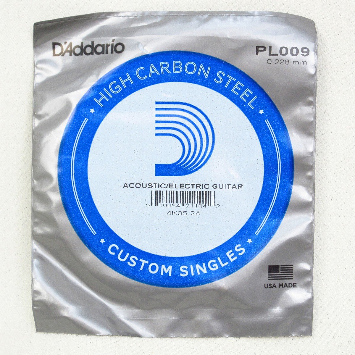 D'Addario / Acoustic or Electric Plain Steel PL009 .009 Х鸹 ڲŹ