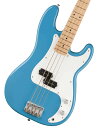 Squier by Fender / Sonic Precision Bass Maple Fingerboard White Pickguard Califo...