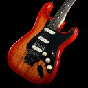 Fender / ISHIBASHI FSR MIJ Hybrid II Stratocaster HSS Koa Top Black Hardware 【S/N:JD24026472】【福岡パルコ店】【YRK】
