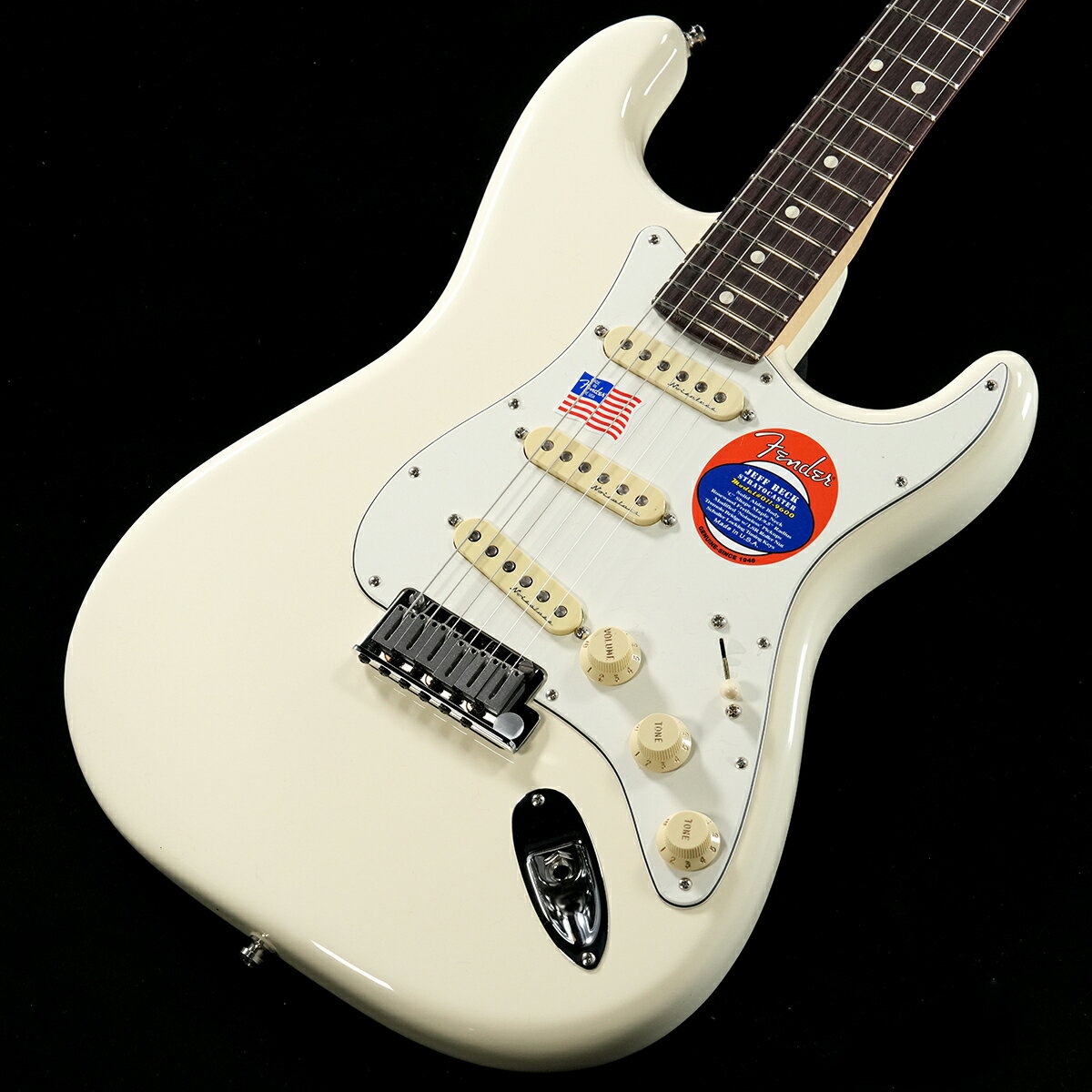 Fender USA / Jeff Beck Stratocaster Olympic White American Artist Series(:3.55kg)S/N:US25051036ۡڽëŹۡYRK
