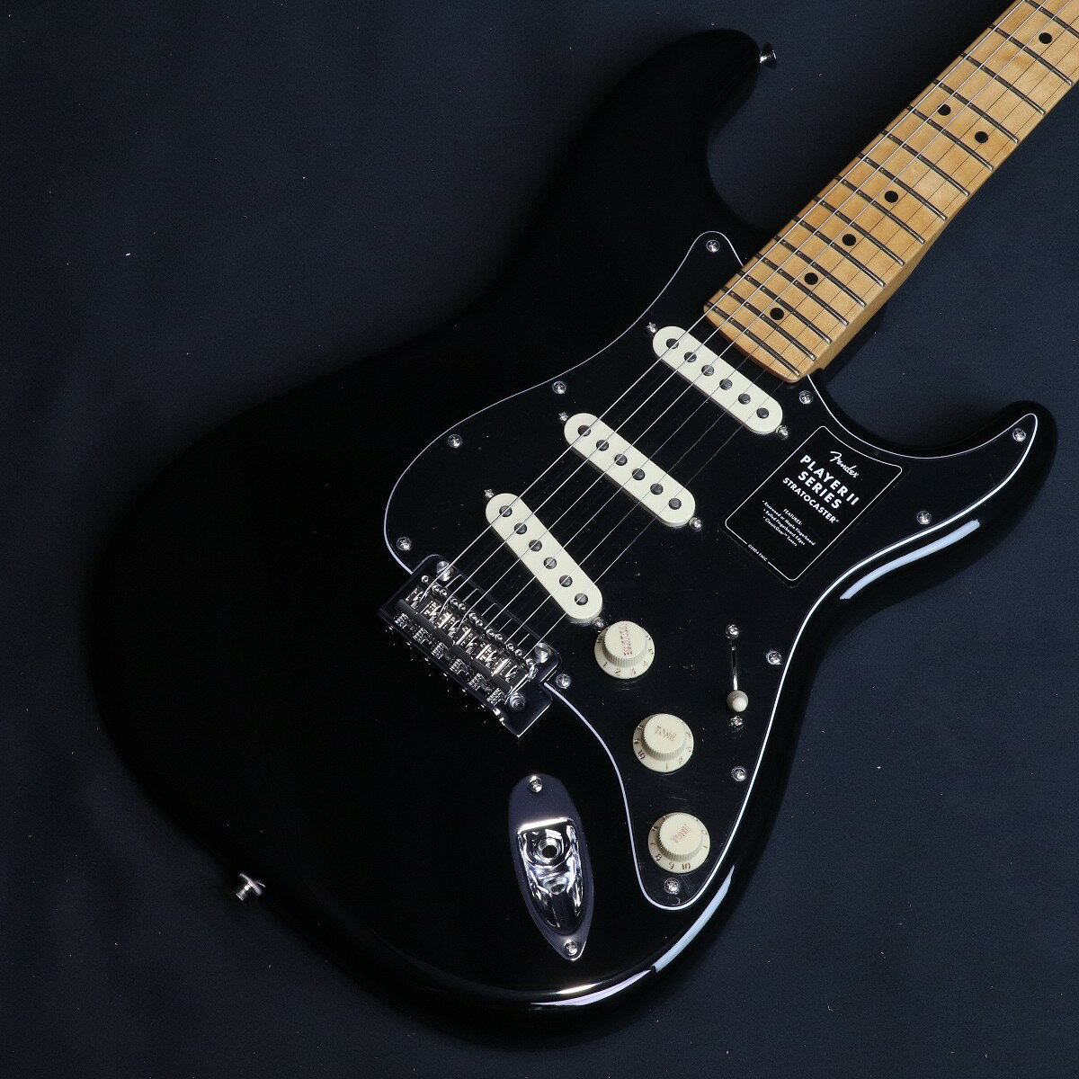 Fender / Limited Player II Stratocaster Black Pickguard Maple Fingerbo...