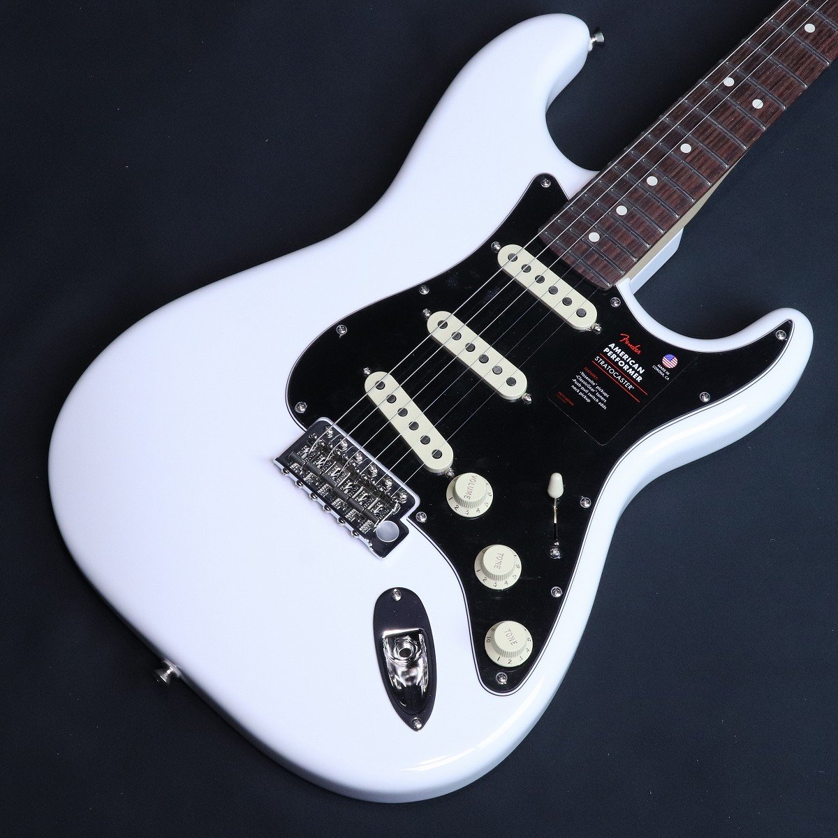 [ŵդ]Fender USA / American Performer Stratocaster Rosewood Fingerboard Arctic White S/N:US24063766ۡ3.62kgۡڲŹۡYRK