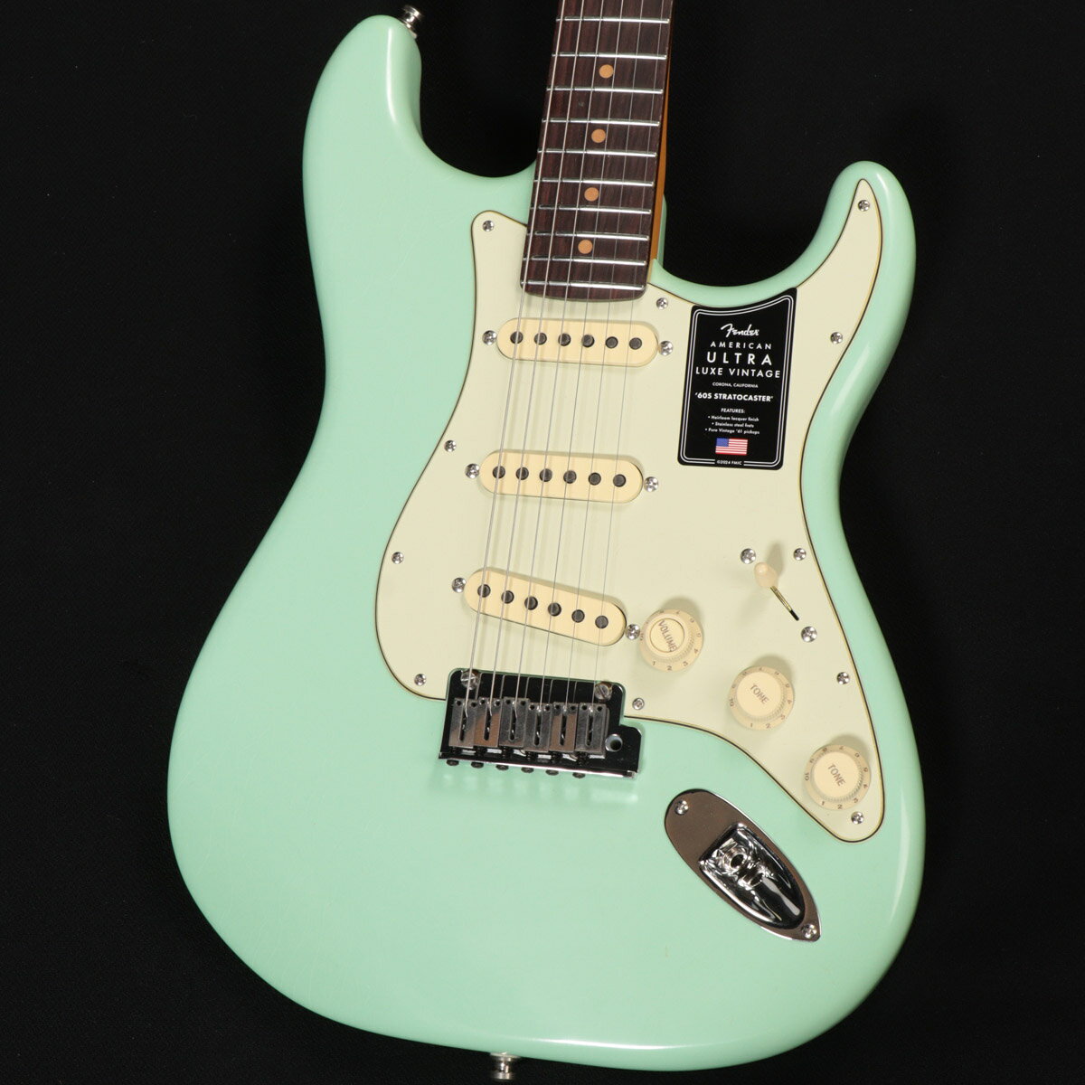Fender / American Ultra Luxe Vintage 60s Stratocaster Rosewood Fingerboard Surf Green S/N:US25006267 ڿضŹ