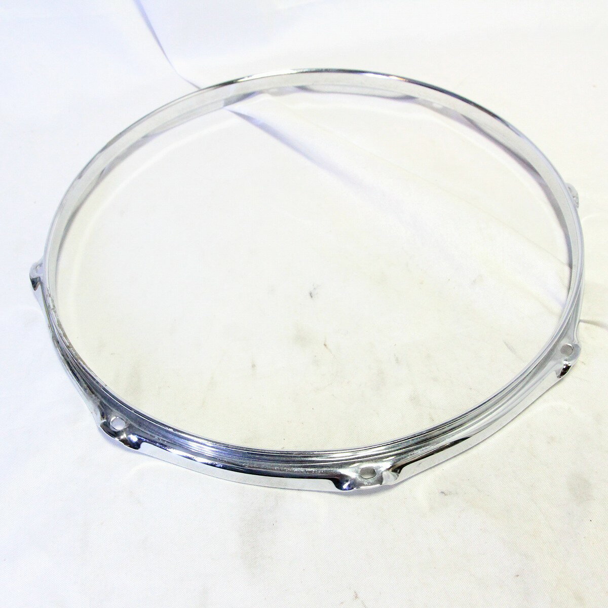 メーカー不明14インチ10テンションの2.3mmスチールフープです。 細かいキズ汚れございますがまだまだ使えます。 付属：なし ■商品ランク:C：ジャンク ■中古保証:なし