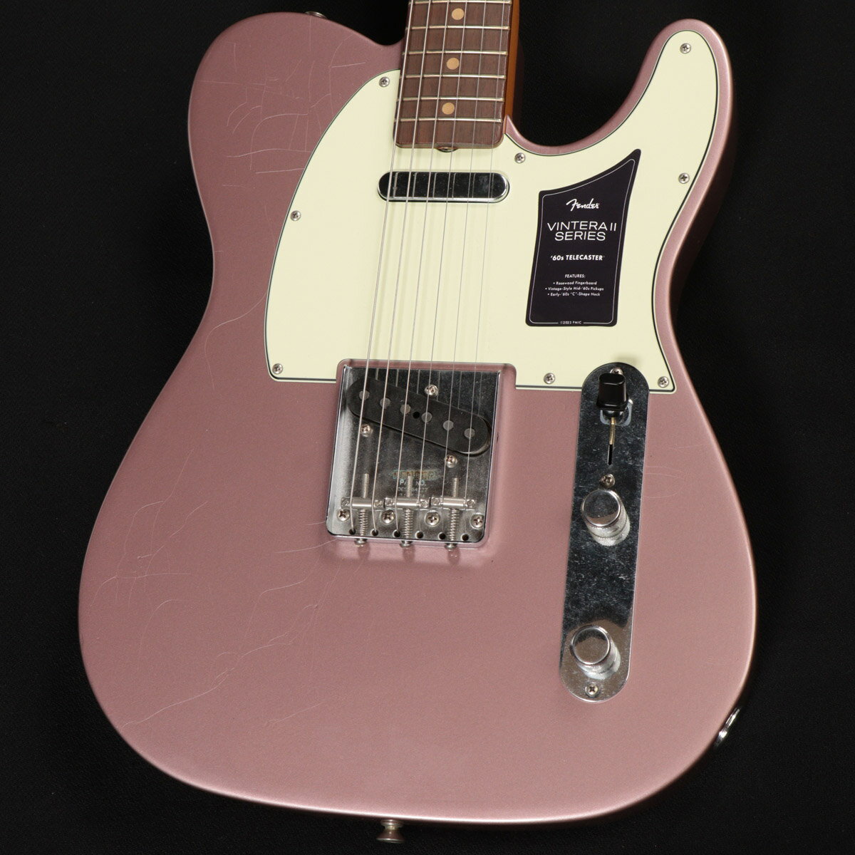 Fender / Vintera II Road Worn 60s Telecaster Rosewood Fingerboard Burgundy Mist Metallic S/N:MX25051434 ڿضŹ
