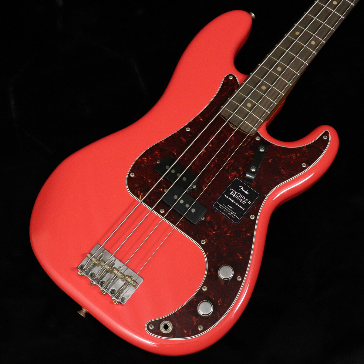 Fender / Vintera II Road Worn '60s Precision Bass Rosewood Fingerboard Fiesta Red SN MX25075570 Ź