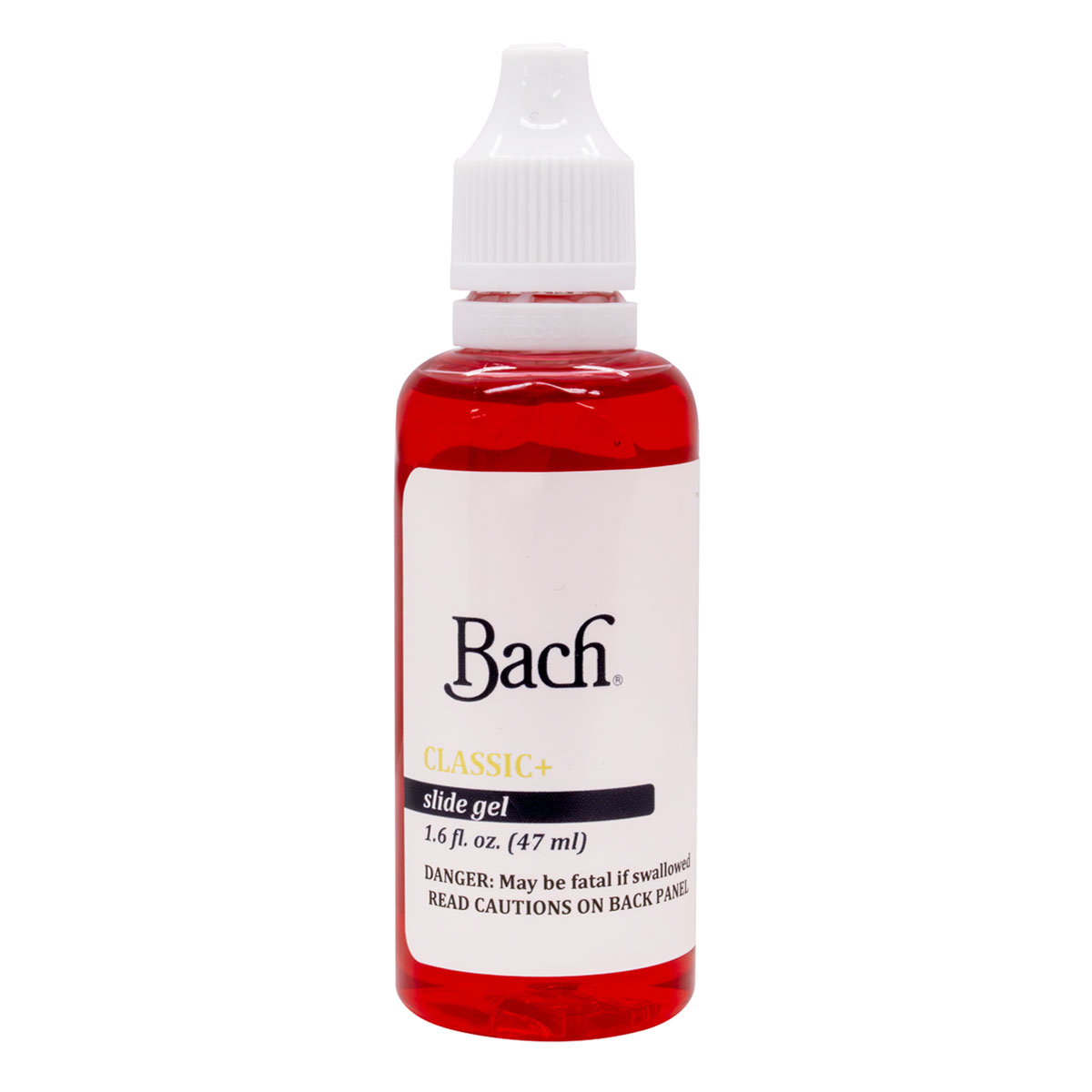 BACH チューニングスライドグリス 2942B 液状のグリスで、チューニングスライドや木管楽器のコルク、打楽器のテンションボルトなど各種ジョイント部分に幅広く使用できます。 ※従来の同規格品 Selmer U.S.A チューニングスライド＆コルクグリス2942のボトルを一新し、BACHバルブオイルと同様誤飲防止キャップ付きの丸いボトルとなりました。これにより、グリス漏れを防止、容器の耐久性がアップしています。