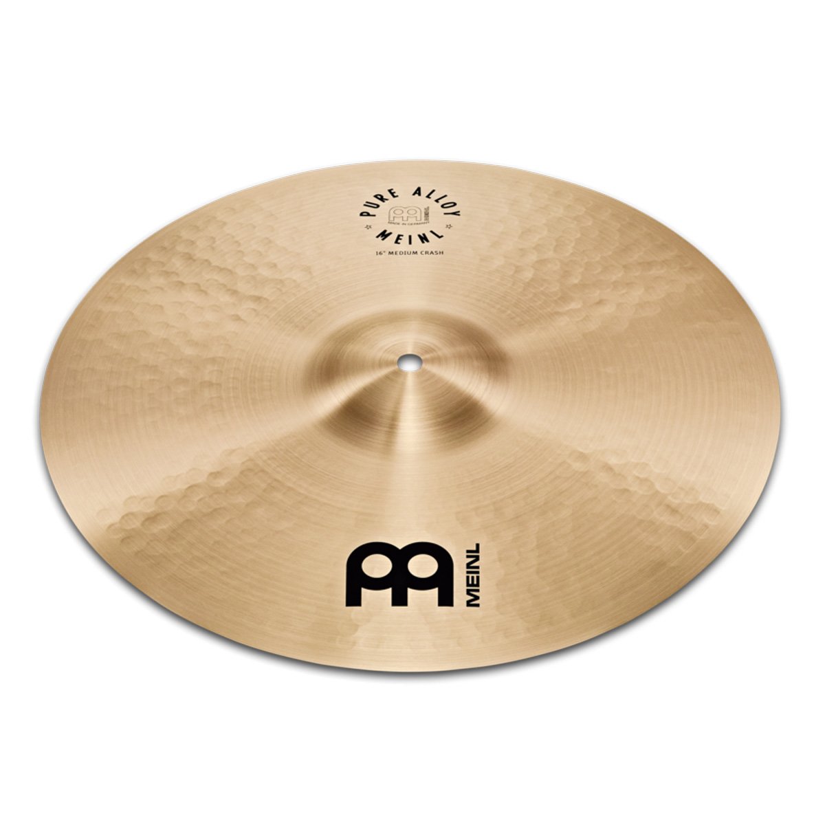 ■Pure Alloy シリーズ MEINL ピュア・アロイ・シリーズはドイツメイドの高い技術と、 革新的なアイディアを融合する新しいシンバルラインとして、 洗練されたマイネルならではのルックスと、精密で丁寧な物作りへのこだわりが、 ミュージックスタイルを限定しない優れたタッチと、心地よく澄んだピュアな倍音 幅広い音域をカバーする豊かな響きを実現しています。 Byzance に並ぶ大きなマザーシリーズとして音楽シーンに求められる様々なキャラクターを提供。 ミディアムウェイトのパワフルでストレートなサウンドのクラッシュです。 サイズ：19インチ ※画像はサンプルの商品です。 ※入荷の状況により店頭品をお送りする場合もございます。あらかじめご了承下さいませ。 一度在庫品か否かを店舗にご確認いただけるとスムーズです。