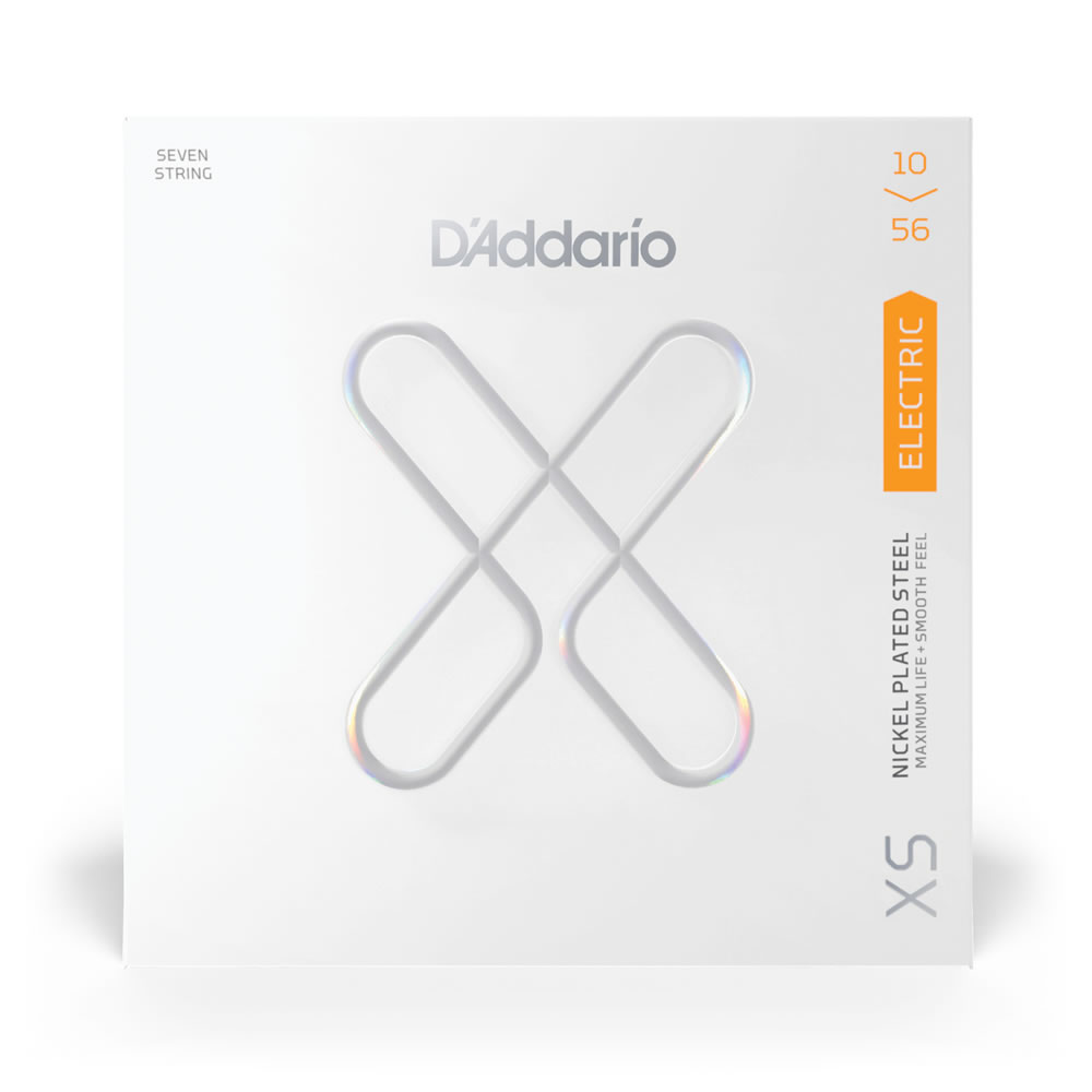 D'Addario / XS Nickel Round Wound FOR ELECTRIC GUITAR XSE1056 Regular Light 7-String 10-56 【福岡店】