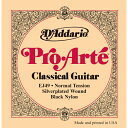 定番中の定番！D'Addario(ダダリオ)！ クラシックギター用ナイロン弦、ノーマルテンションです。 Classic Guitar Strings DAddario / EJ-49 / Normal Silver Plated Wound / Black Nylon .028 .032 .040 .029 .035 .043