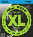 D'Addario / EXL165 Regular Light Top/Medium Bottom 45-105 Long Scale ベース弦 【横浜店】