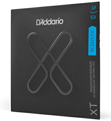 D'Addario / XT Series Acoustic Phosphor Bronze Strings XTAPB1253 Light 12-53Ź