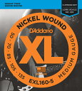 D'Addario / EXL160-5 Medium 50-135 Long Scale 5-Strings ベース弦 【横浜店】