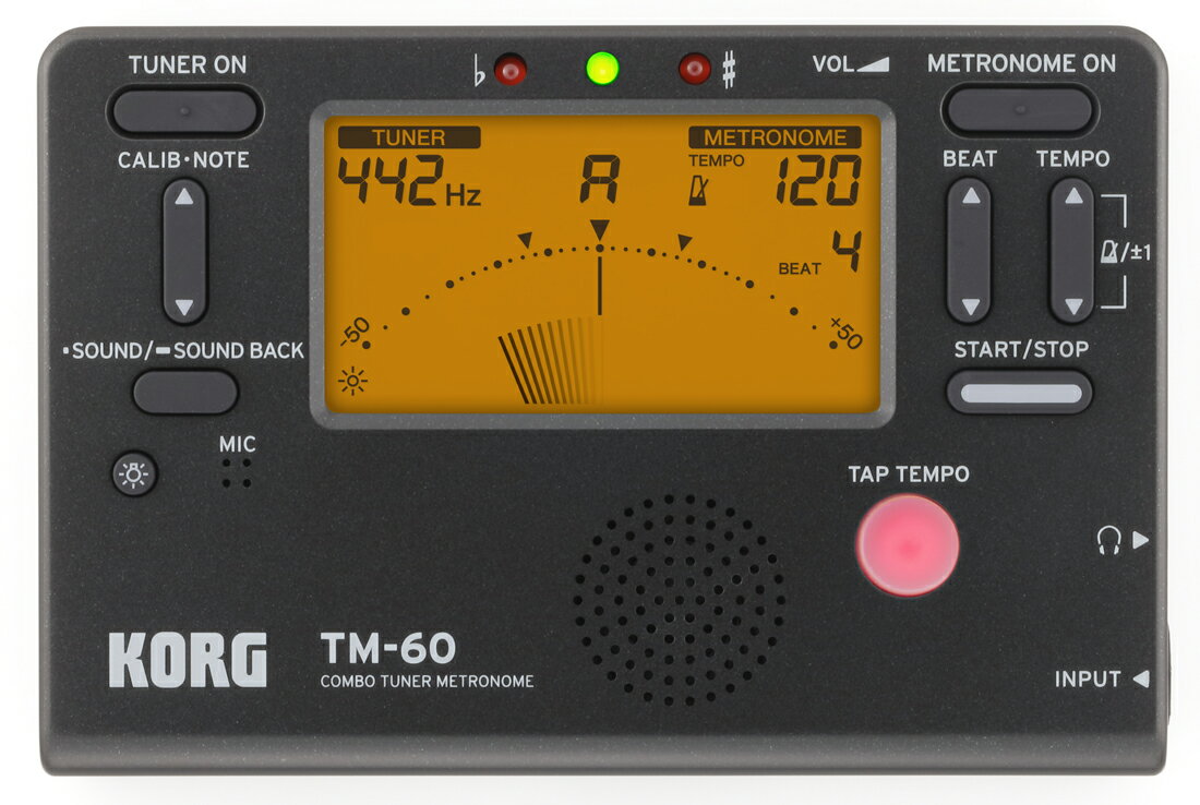 KORG / TM-60-BK [TM60BK] Tuner/Matronome チューナー/メトロノーム 【横浜店】