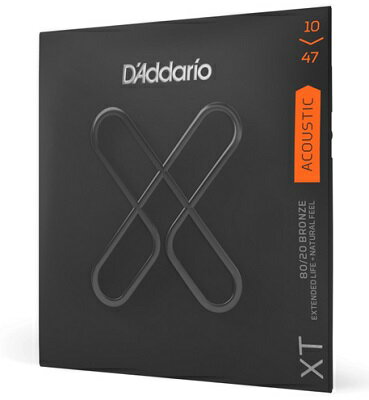 D'Addario / XT Series Acoustic 80/20 Bronze Strings XTABR1047 Extra Light 10-47【池袋店】