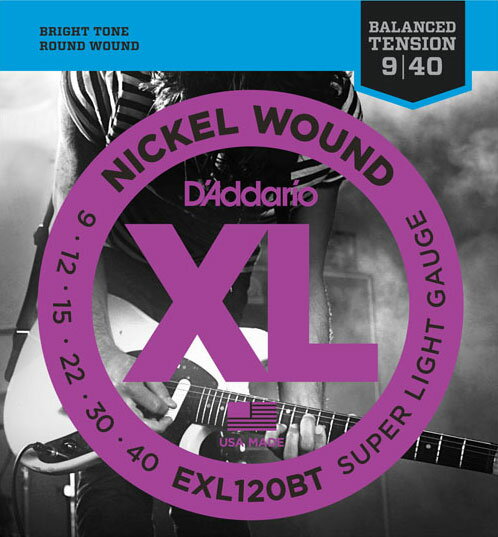 D'Addario / EXL120BT Balanced Tension Super Light 09-40 エレキギター弦【渋谷店】